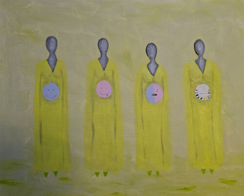 Protected Beginnings von Mieke Van Cauter, Malerei kaufen auf Singulart