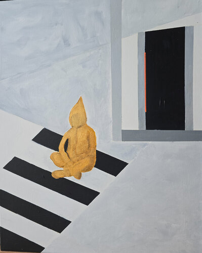 Out of Line de Mieke Van Cauter, Pintura a la venta en Singulart