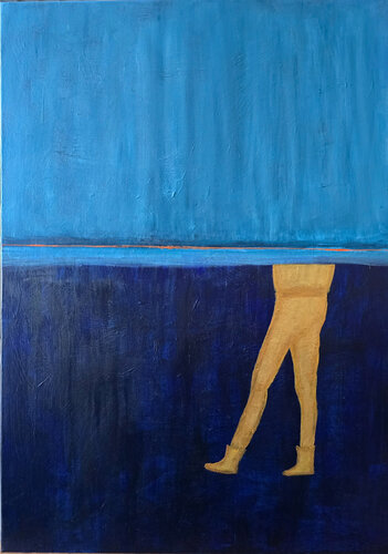 "Crossing" by Mieke Van Cauter, Painting for Sale on Singulart