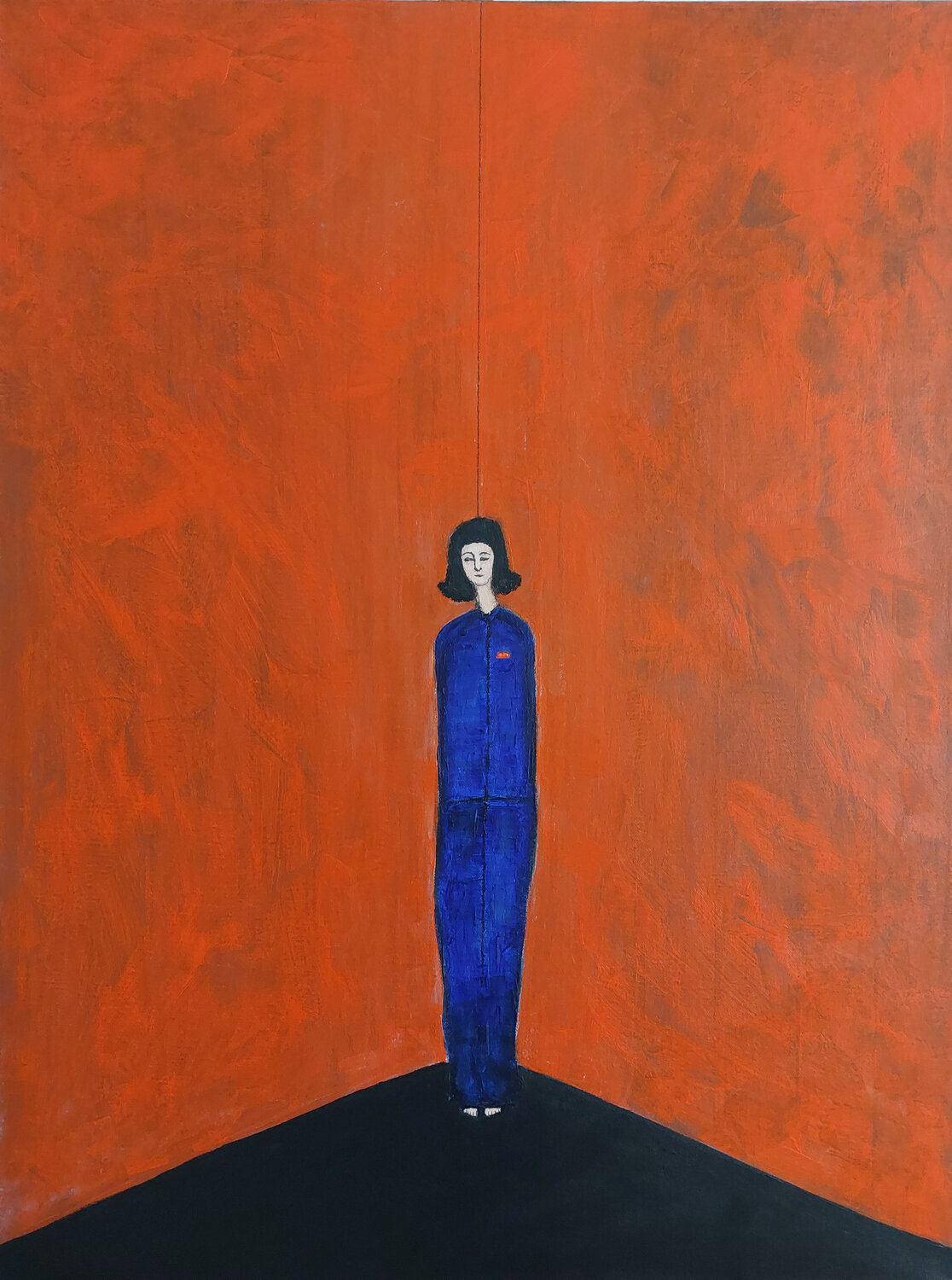 Lady in the corner Mieke Van Cauter