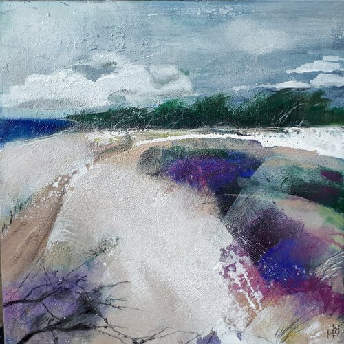 "danish landscape 3" von Monika Stoffel, Malerei kaufen auf Singulart