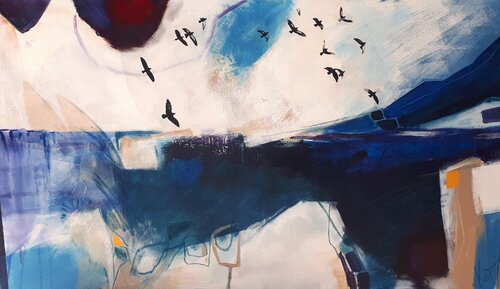 "north wind" von Monika Stoffel, Malerei kaufen auf Singulart