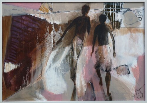 "escape" von Monika Stoffel, Malerei kaufen auf Singulart