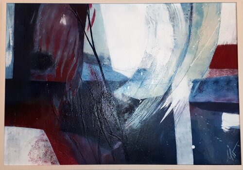 "fire and ice" von Monika Stoffel, Malerei kaufen auf Singulart