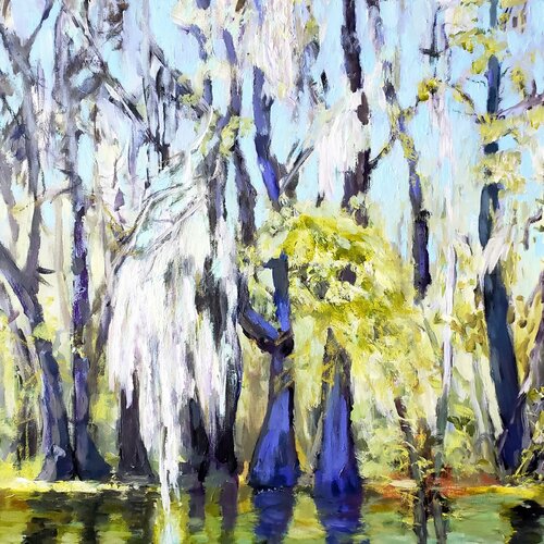 Ichetucknee River von Birgit Huttemann-Holz, Malerei kaufen auf Singulart