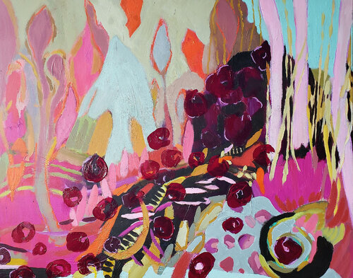 I live here van Birgit Huttemann-Holz, Schilderij te koop op Singulart