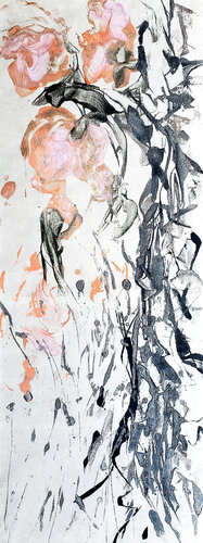 Fleur XI van Birgit Huttemann-Holz, Werk op papier te koop op Singulart
