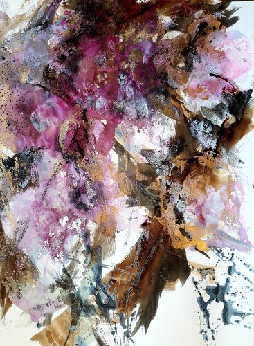 Fleur- Under my Skin IV by Birgit Huttemann-Holz, Work on Paper for Sale on Singulart