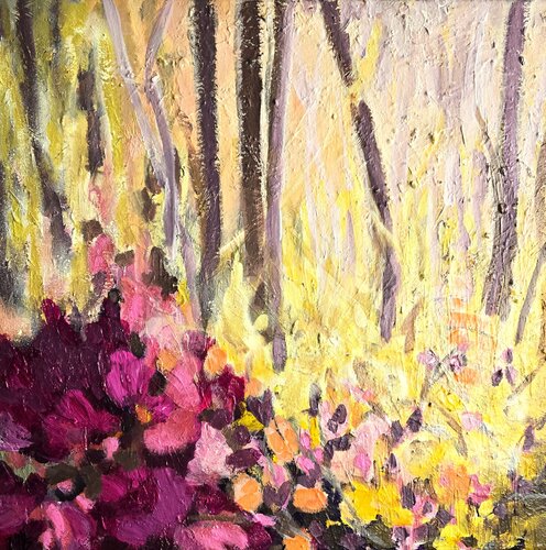 On my Walk par Birgit Huttemann-Holz, Peinture en vente sur Singulart