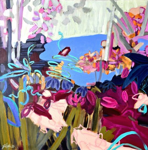 You were here von Birgit Huttemann-Holz, Malerei kaufen auf Singulart