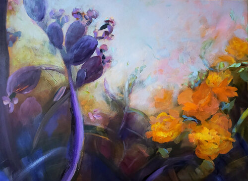 Abend/ Evening von Birgit Huttemann-Holz, Malerei kaufen auf Singulart