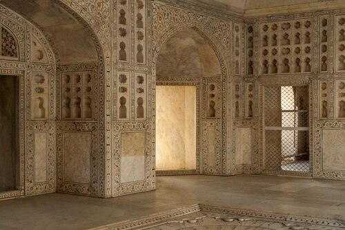 Internal courtyard 2, the Red Fort, Agra John Brooks