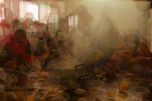 Peasant Meal in Shaoguan John Brooks