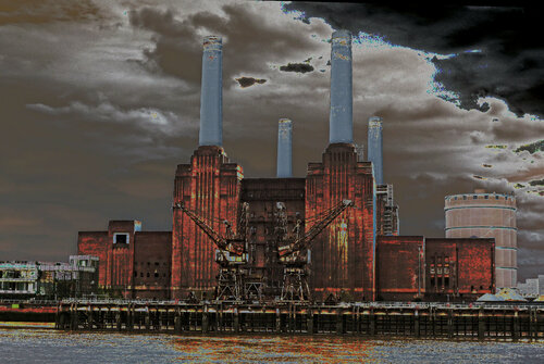 Dark Skies over Battersea II John Brooks