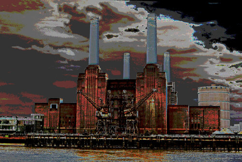 Dark Skies over Battersea III John Brooks