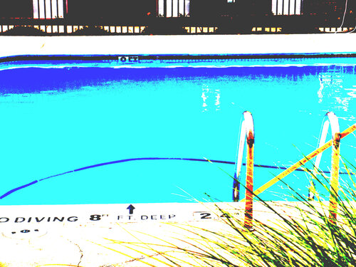 Poolside, Sylva, North Carolina di John Brooks, Fotografia in vendita su Singulart