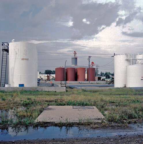 Petroleum refinery storage tanks, WInnepeg, Canada John Brooks