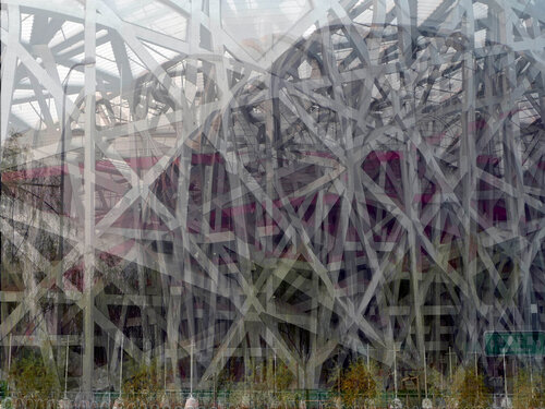 The Birds Nest, Beijing, China - vision 2 by John Brooks, Photography for Sale on Singulart