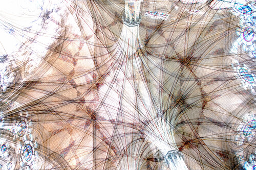 Vaulted celestial circles di John Brooks, Fotografia in vendita su Singulart