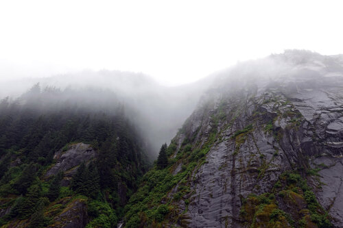 Mountain in the mist, Alaska di John Brooks, Fotografia in vendita su Singulart