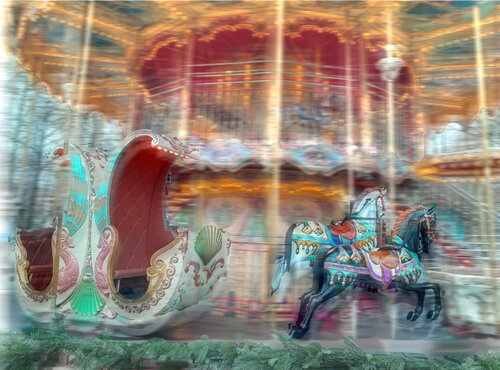 Tivoli Merry go round von John Brooks, Fotografie kaufen auf Singulart