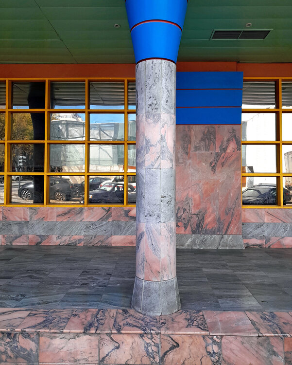 Blue Column John Brooks