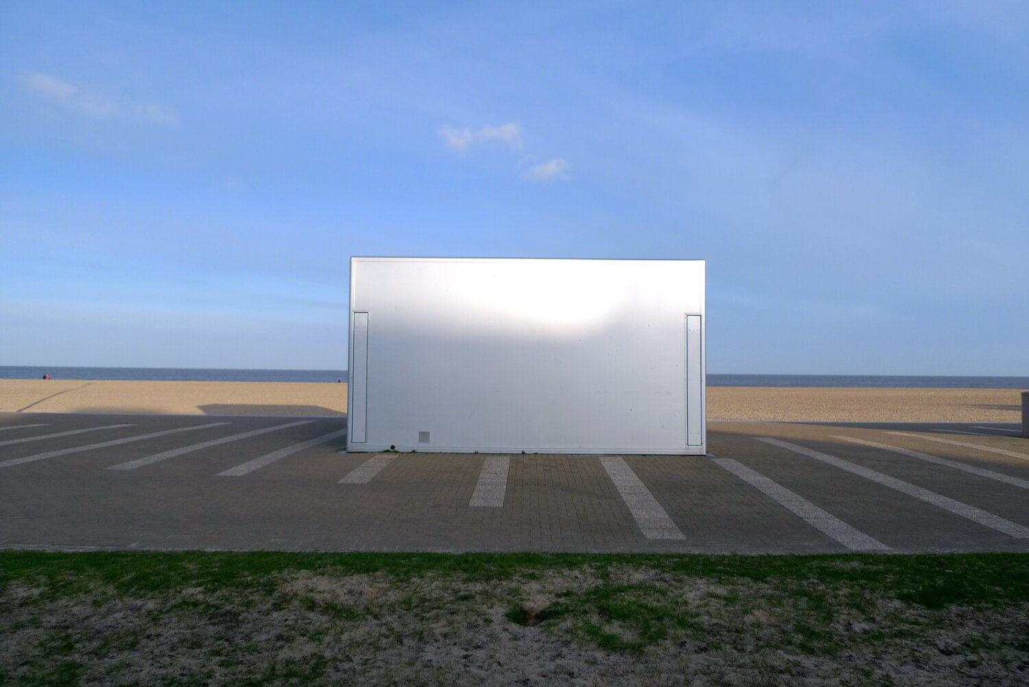 White board and beach John Brooks