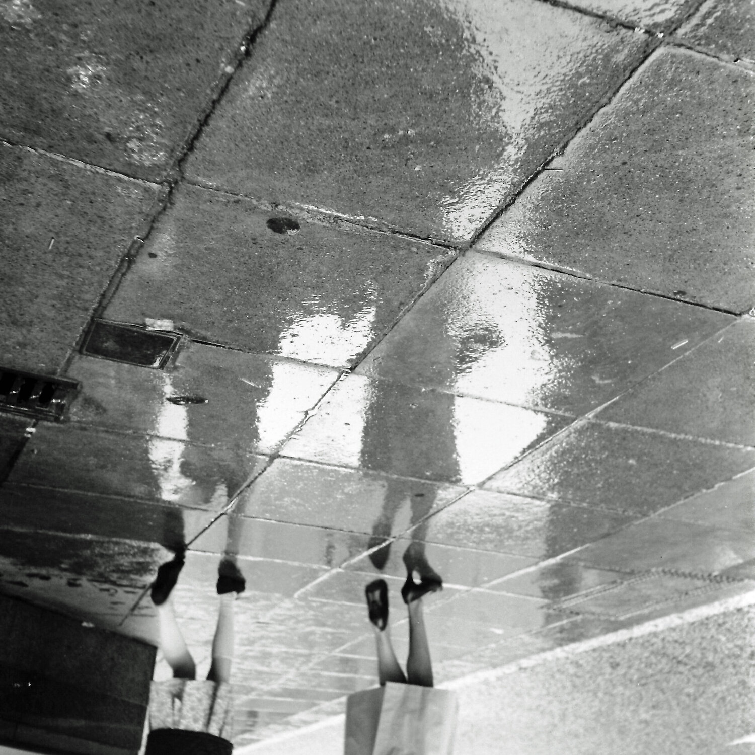 Sidewalk reflections John Brooks