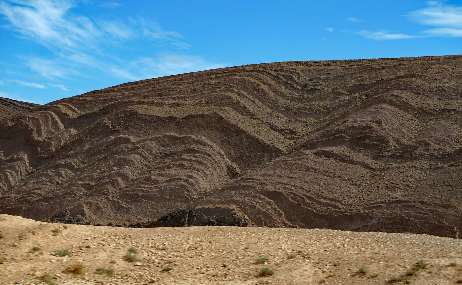 Folds of lava John Brooks