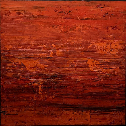 Red Hot Lava no. 2123 by Klara Gunnlaugsdottir, 회화 for Sale on Singulart
