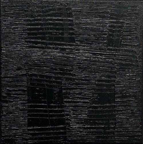 Black on Black no.2175 van Klara Gunnlaugsdottir, Schilderij te koop op Singulart
