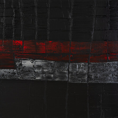 Black and Red no. 2265 by Klara Gunnlaugsdottir, Painting for Sale on Singulart