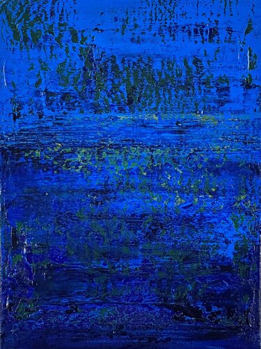 Bluegreen | Abstract No.2010 by Klara Gunnlaugsdottir, Painting for Sale on Singulart