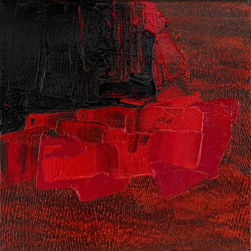 Red in Black no. 2319 di Klara Gunnlaugsdottir, Pittura in vendita su Singulart