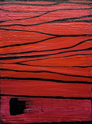 Summer Nights | Abstract No.2362 van Klara Gunnlaugsdottir, Schilderij te koop op Singulart