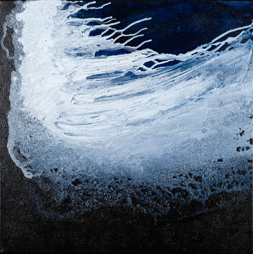 Black Sand Beach di Klara Gunnlaugsdottir, Pittura in vendita su Singulart