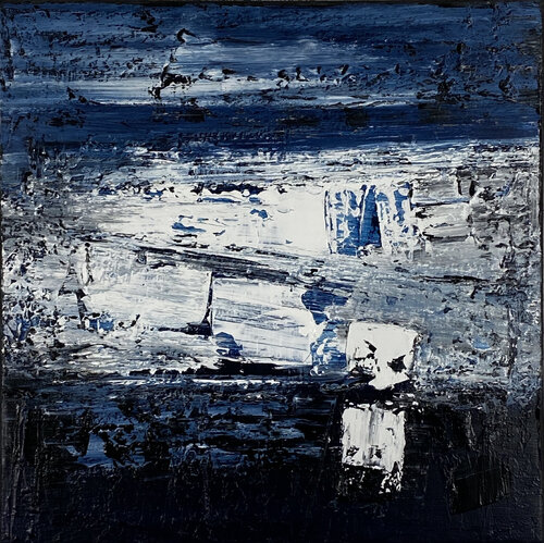 Icy Ice no. 2166 van Klara Gunnlaugsdottir, Schilderij te koop op Singulart