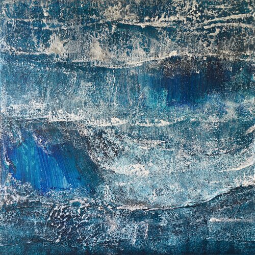 Blue Water no. 15028 van Klara Gunnlaugsdottir, Schilderij te koop op Singulart