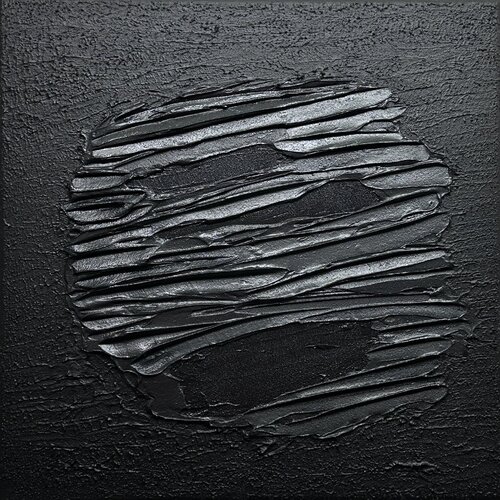 Black Lava  | Abstract No.2416 by Klara Gunnlaugsdottir, Painting for Sale on Singulart