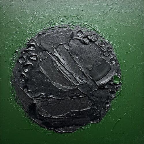 Black Lava  no. 2413 di Klara Gunnlaugsdottir, Pittura in vendita su Singulart