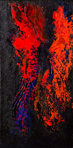 Glowing Hot Lava no. 1923 by Klara Gunnlaugsdottir, 회화 for Sale on Singulart