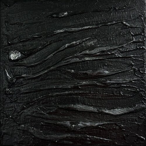 Black Lava no. 2402 di Klara Gunnlaugsdottir, Pittura in vendita su Singulart