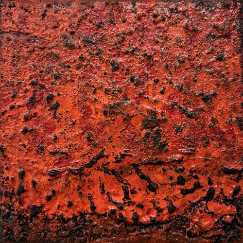 Red Hot Lava no. 2435 by Klara Gunnlaugsdottir, 회화 for Sale on Singulart