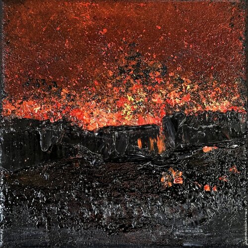 Land in Creation no. 2438 van Klara Gunnlaugsdottir, Schilderij te koop op Singulart