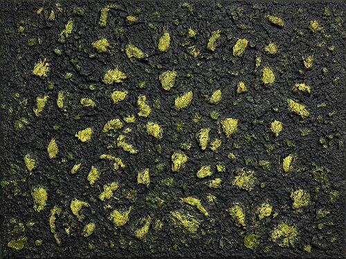 Mossy Lava Field no. 2459 di Klara Gunnlaugsdottir, Pittura in vendita su Singulart