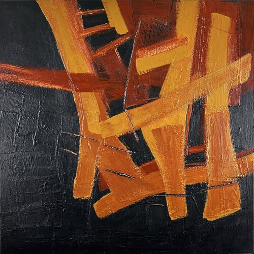 Together (no. 2501) de Klara Gunnlaugsdottir, Pintura a la venta en Singulart