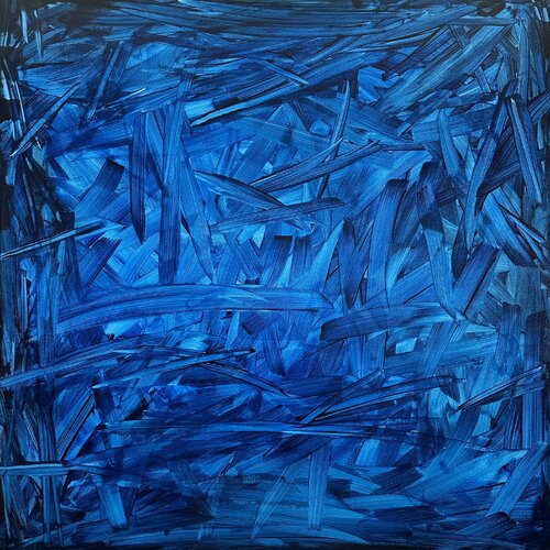 Prussian Blue no. 2552 by Klara Gunnlaugsdottir, Painting for Sale on Singulart