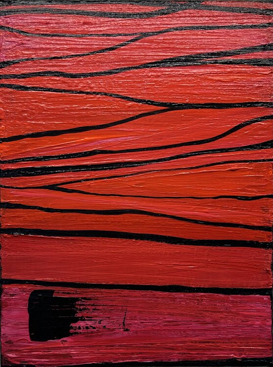 Summer Nights | Abstract No.2362 Klara Gunnlaugsdottir