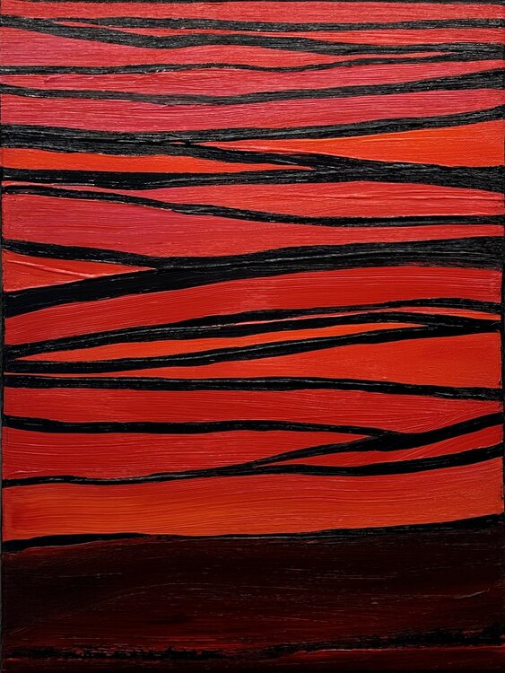 Summer Nights | Abstract No.2364 Klara Gunnlaugsdottir