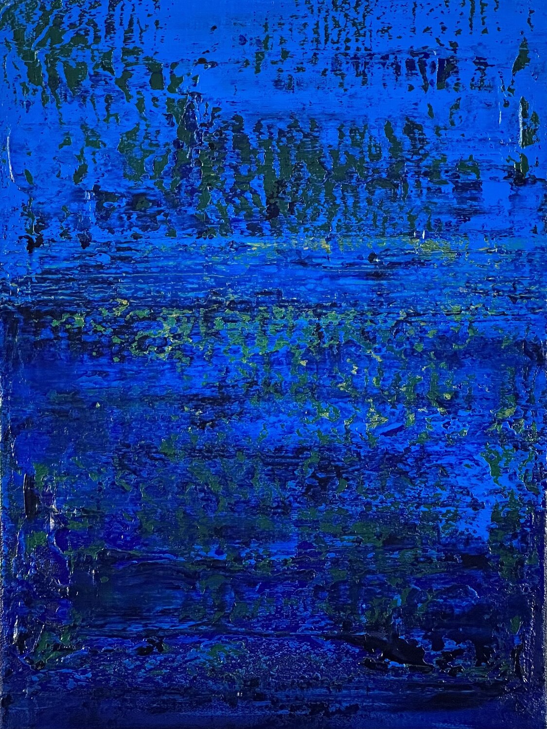 Bluegreen | Abstract No.2010 Klara Gunnlaugsdottir